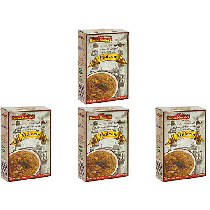 Pack of 4 - Ustad Banne Nawab's Haleem - 35 Gm (1.25 Oz)