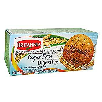 Pack of 2 - Britannia Sugar Free Digestive Biscuit - 12.3 Oz (350 Gm)