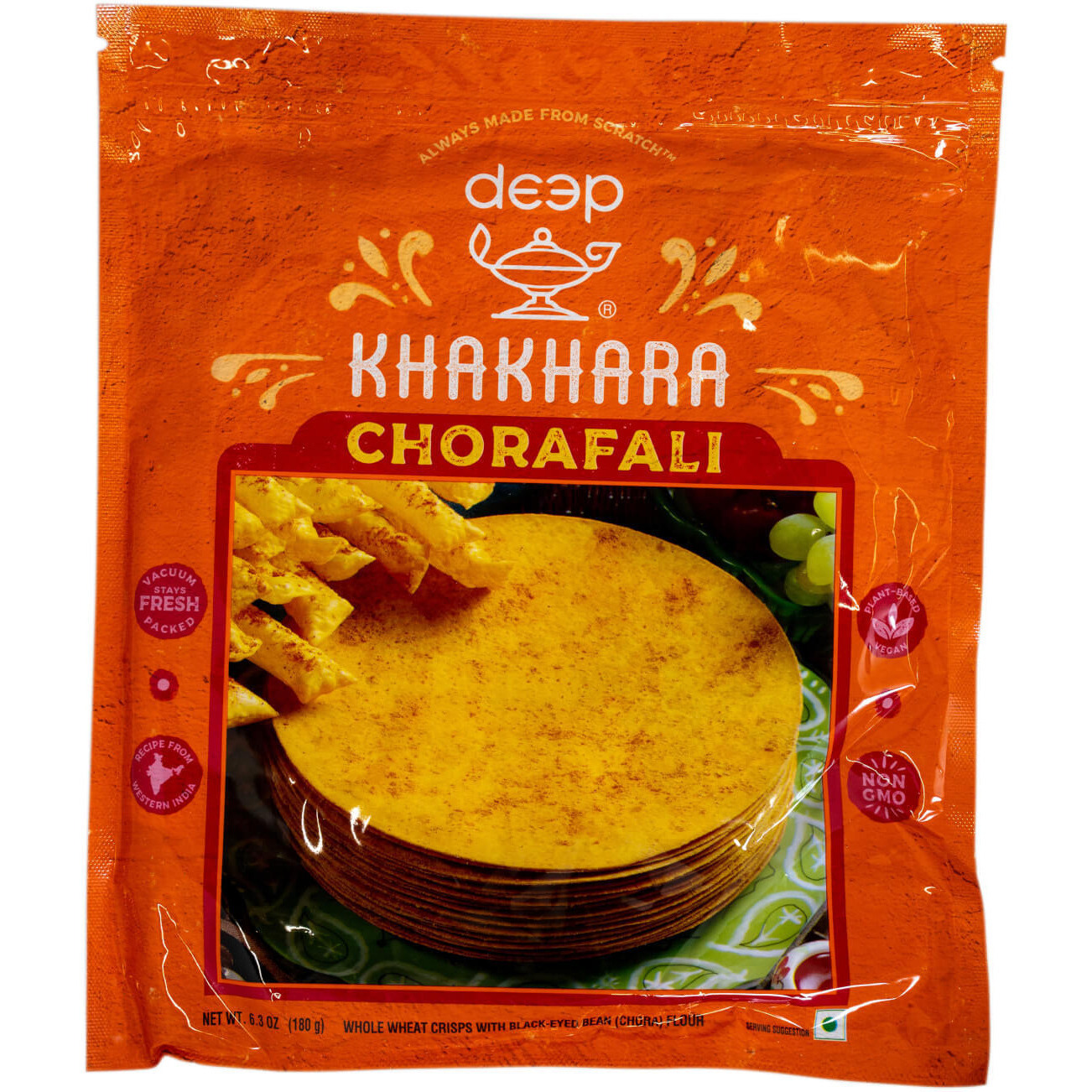 Pack of 4 - Deep Chorafali Khakhara - 6.3 Oz (180 Gm)