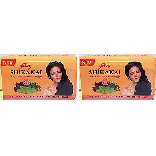 Pack of 2 - Godrej Shikakai Soap 3 In 1 - 70 Gm (2.45 Oz)