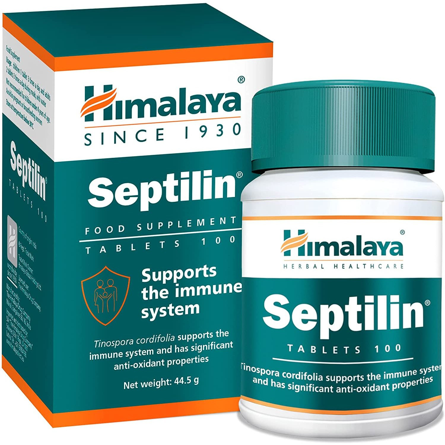 Pack of 2 - Himalaya Septilin - 60 Tab (2.5 Oz)