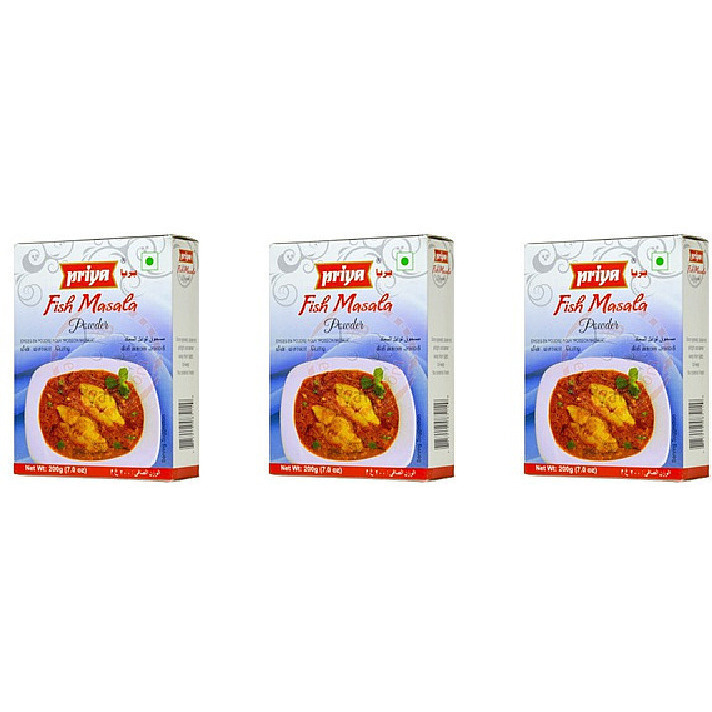 Pack of 3 - Priya Fish Masala Powder - 100 Gm (3.5 Oz)