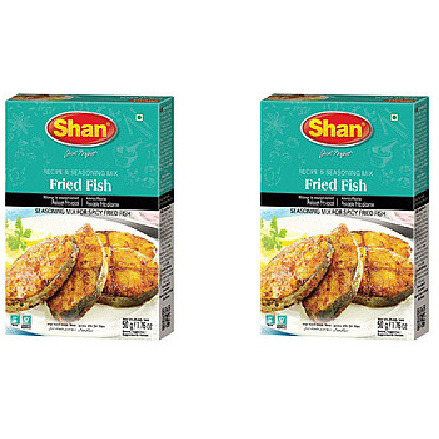 Pack of 2 - Shan Fried Fish Recipe Seasoning Mix - 50 Gm (1.76 Oz)