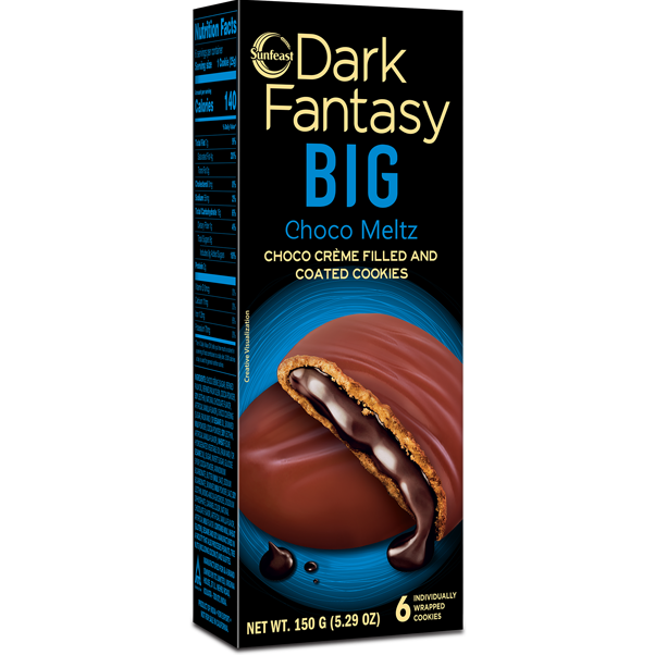Pack of 5 - Sunfeast Dark Fantasy Choco Melts - 150 Gm (5.29 Oz)