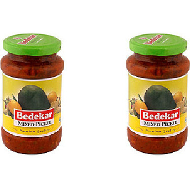 Pack of 2 - Bedekar Garlic Pickle - 400 Gm (14 Oz)