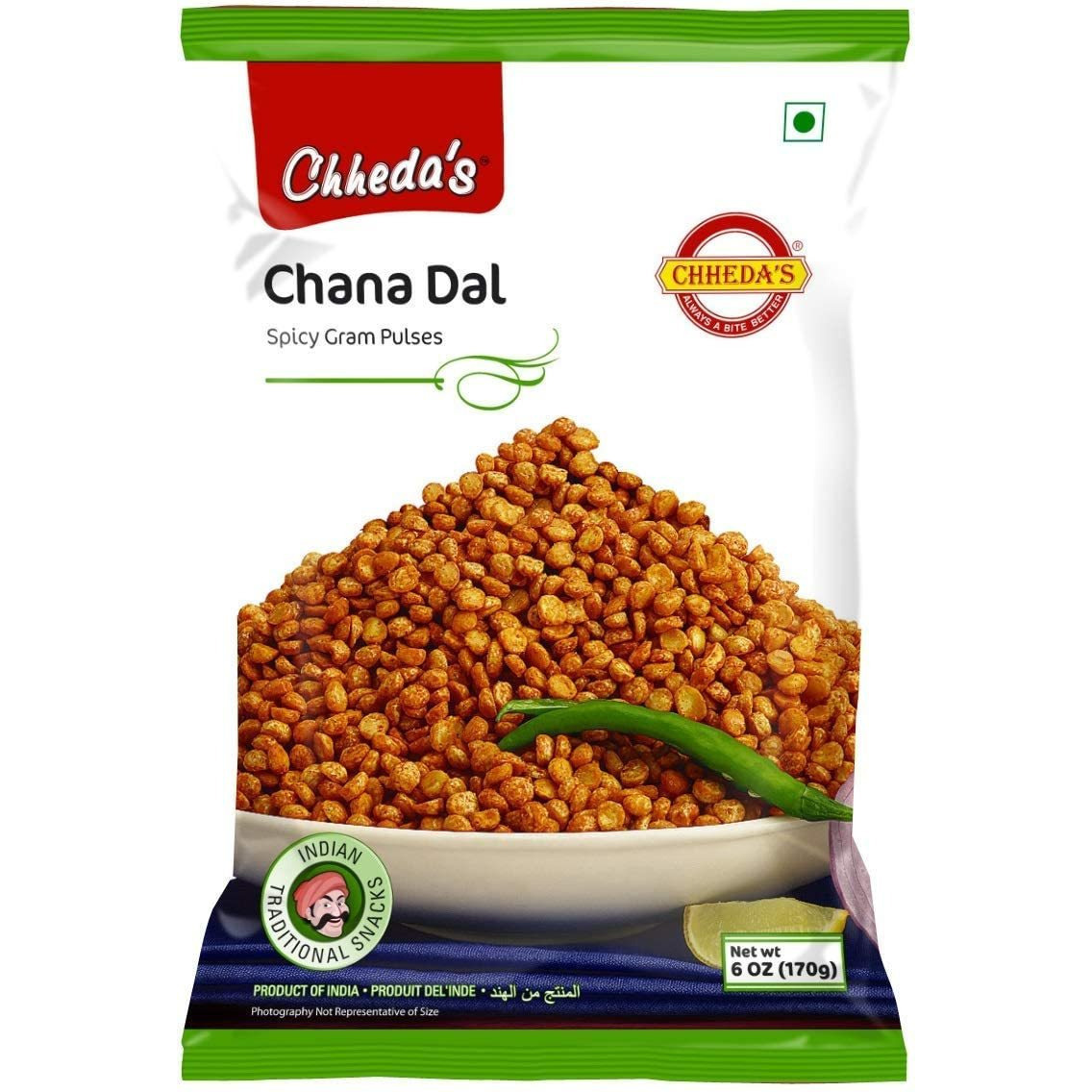 Pack of 2 - Chheda's Chana Dal - 180 Gm (6 Oz)