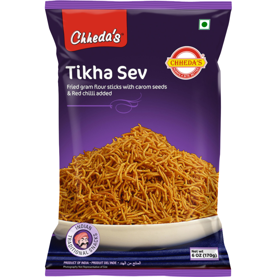 Pack of 2 - Chheda's Tikha Sev - 170 Gm (6 Oz)
