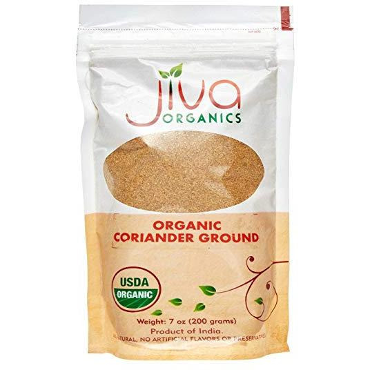 Pack of 5 - Jiva Organics Organic Coriander Powder - 200 Gm (7 Oz)