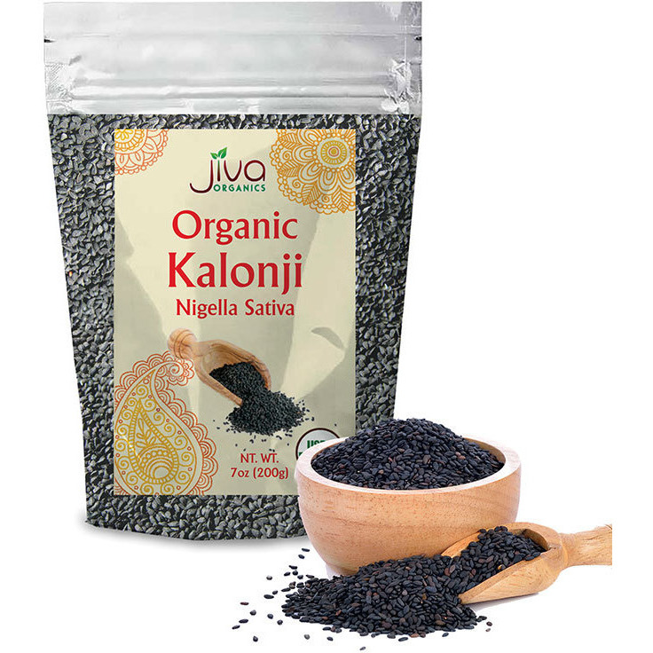 Pack of 3 - Jiva Organics Organic Kalonji - 200 Gm (7 Oz)