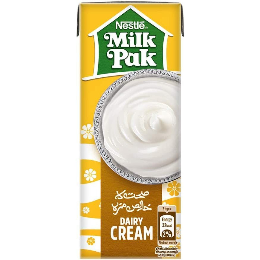 Pack of 5 - Nestle Milk Pak Dairy Cream - 200 Ml (7 Fl Oz)