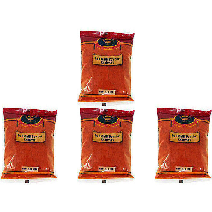 Pack of 4 - Deep Red Chili Powder Kashmiri - 200 Gm (7 Oz)
