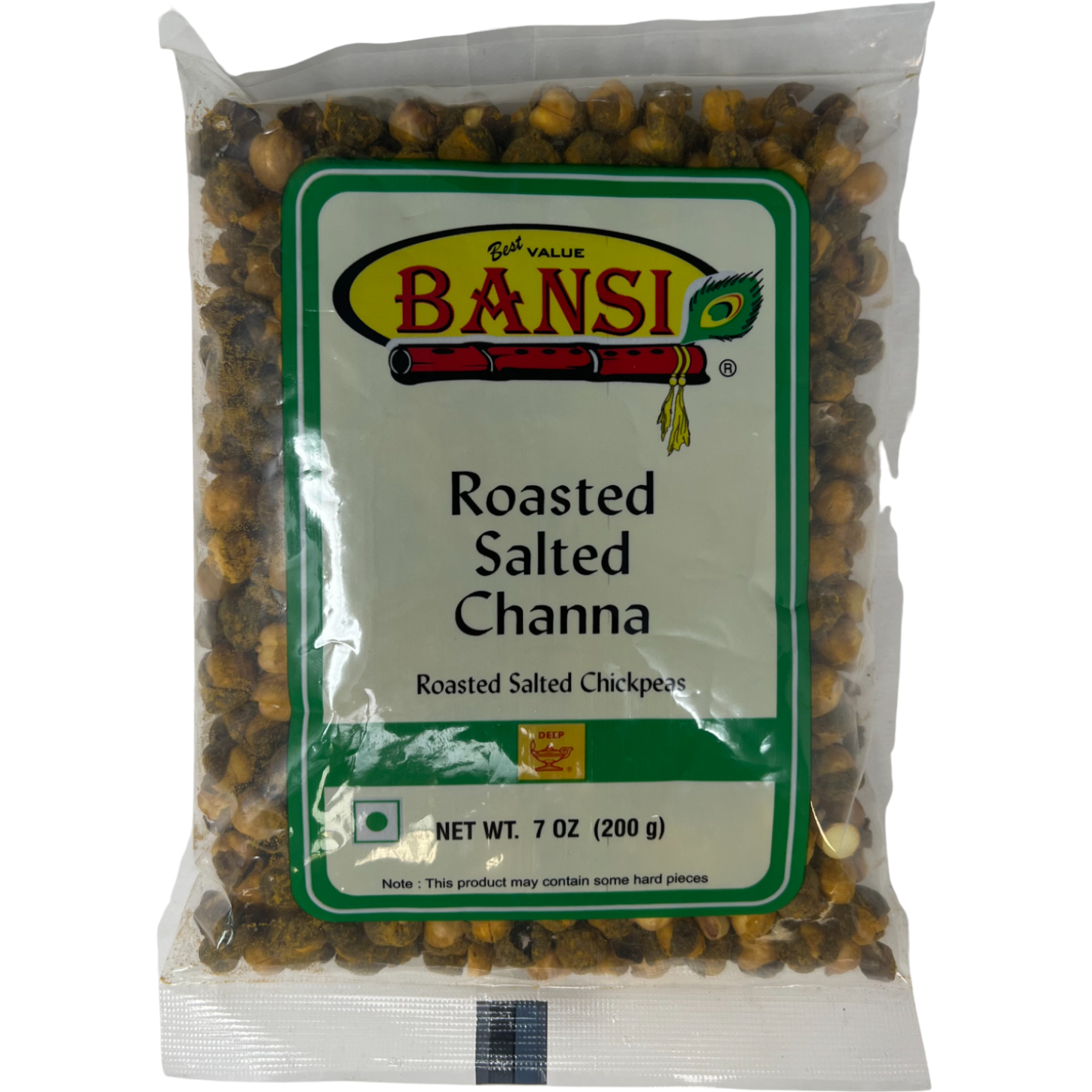 Pack of 2 - Bansi Roasted Salted Channa - 200 Gm (7 Oz)