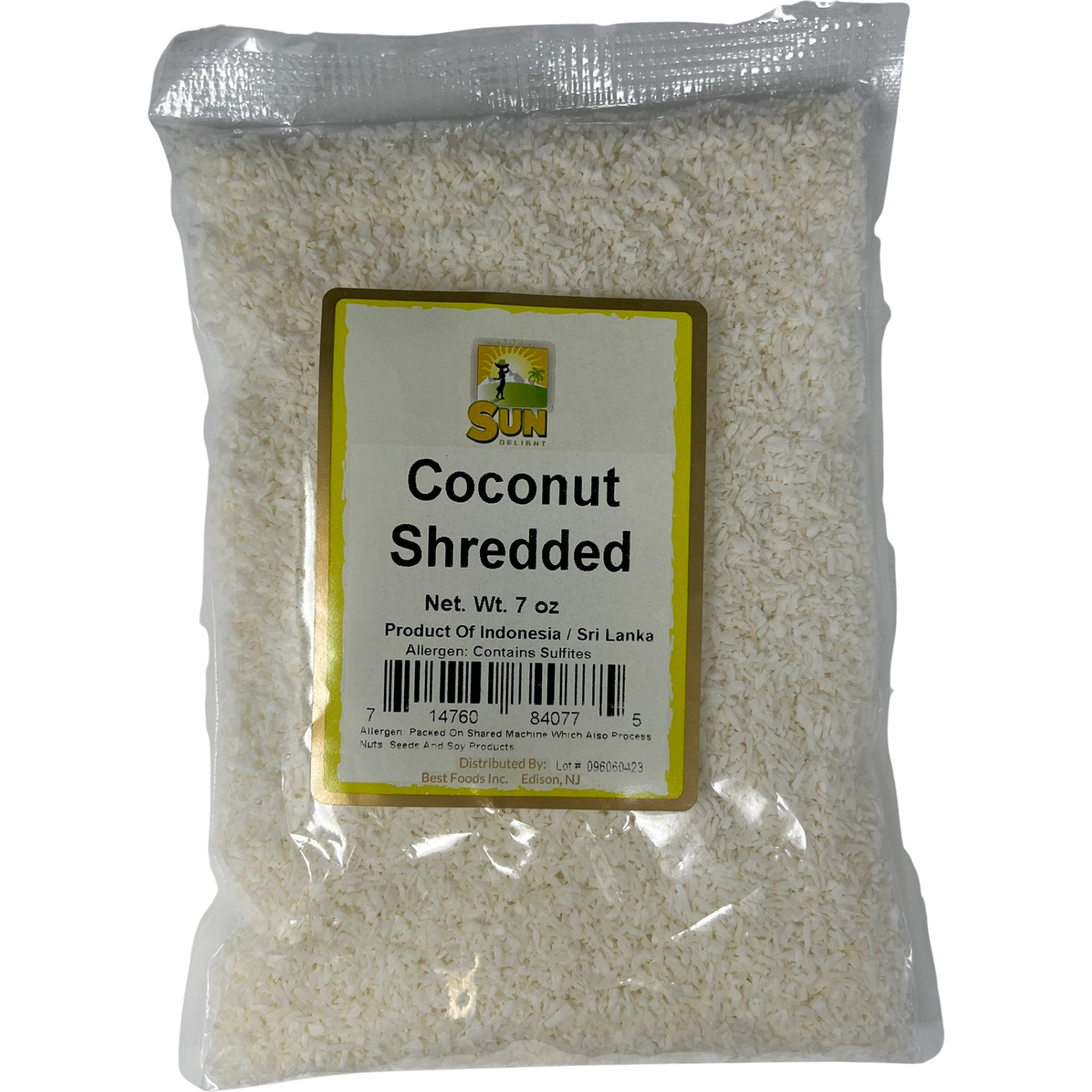 Pack of 2 - Sun Shredded Coconut - 200 Gm (7 Oz)