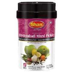 Pack of 3 - Shan Haderabadi Mixed Pickle - 1 Kg (2.2 Lb)