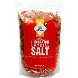 Pack of 4 - 24 Mantra Organic Himalayan Salt - 2 Lb (908 Gm)