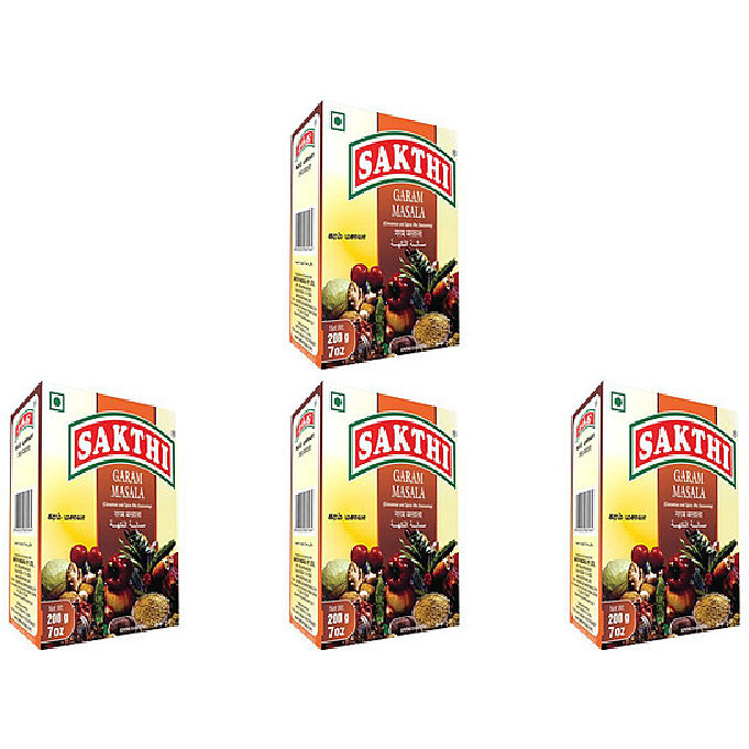 Pack of 4 - Sakthi Garam Masala - 200 Gm (7 Oz)