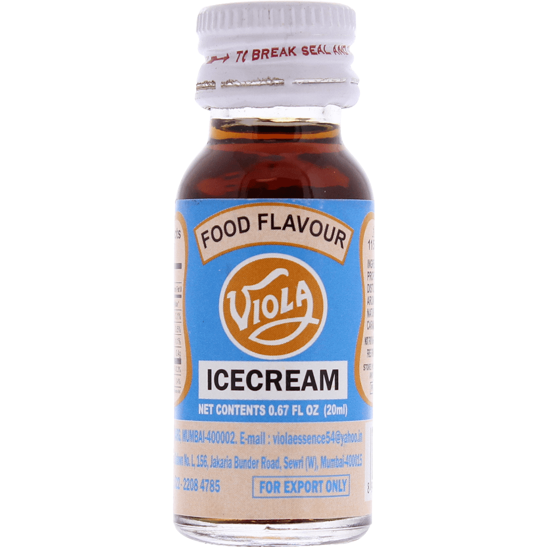 Pack of 3 - Viola Food Flavor Essence Icecream - 20 Ml (0.67 Fl Oz)