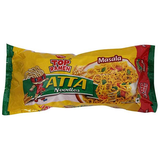 Pack of 4 - Nissin Top Ramen Atta Noodles - 280 Gm (9.8 Oz)