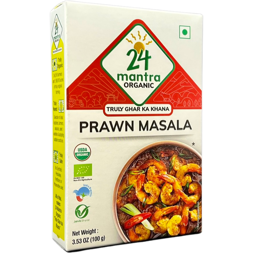 Pack of 2 - 24 Mantra Organic Prawn Masala - 100 Gm (3.53 Oz)