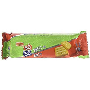 Pack of 2 - Britannia 50 50 Sweet N Salty Crackers - 60 Gm (2.19 Oz)