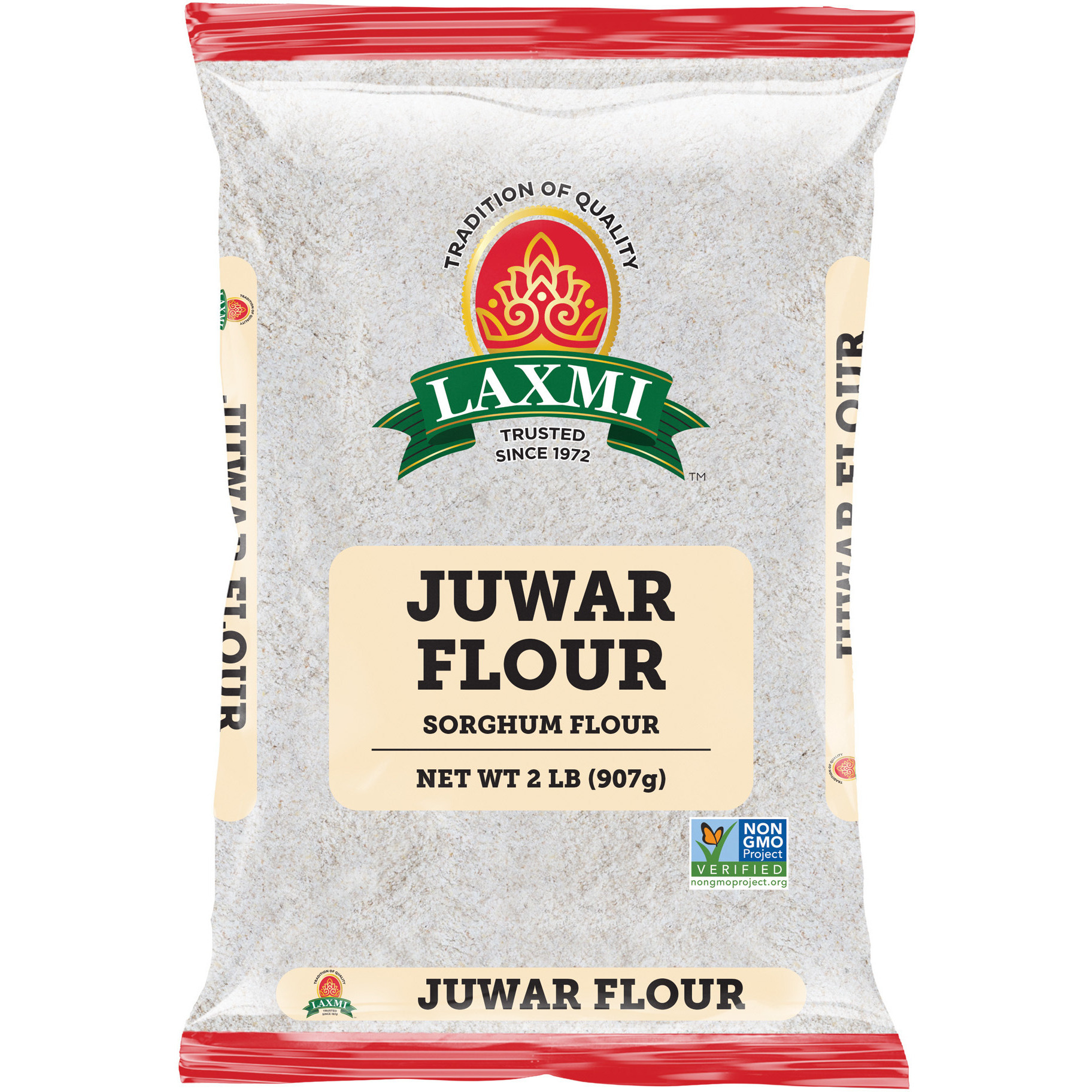 Pack of 2 - Laxmi Juwar Flour - 2 Lb (907 Gm)