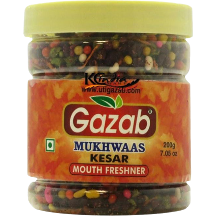 Pack of 4 - Gazab Mukhwaas Kesar - 7 Oz (200 Gm)