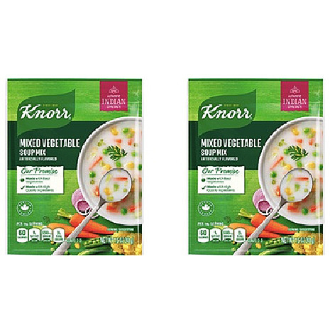 Pack of 2 - Knorr Mixed Vegetable Soup Mix - 43 Gm (1.5 Oz)