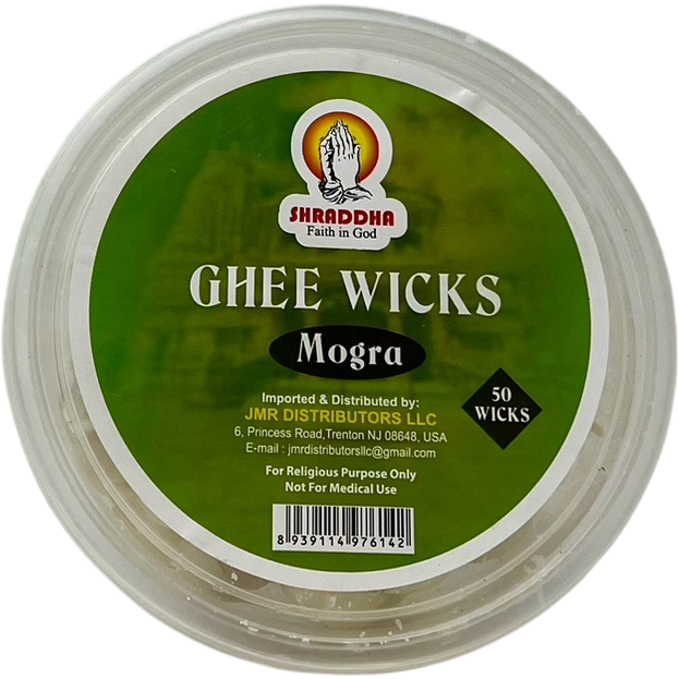 Pack of 2 - Shraddha Ghee Wicks Mogra - 50 Pc