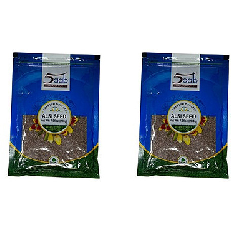 Pack of 2 - 5aab Alsi Seed - 200 Gm (7 Oz)