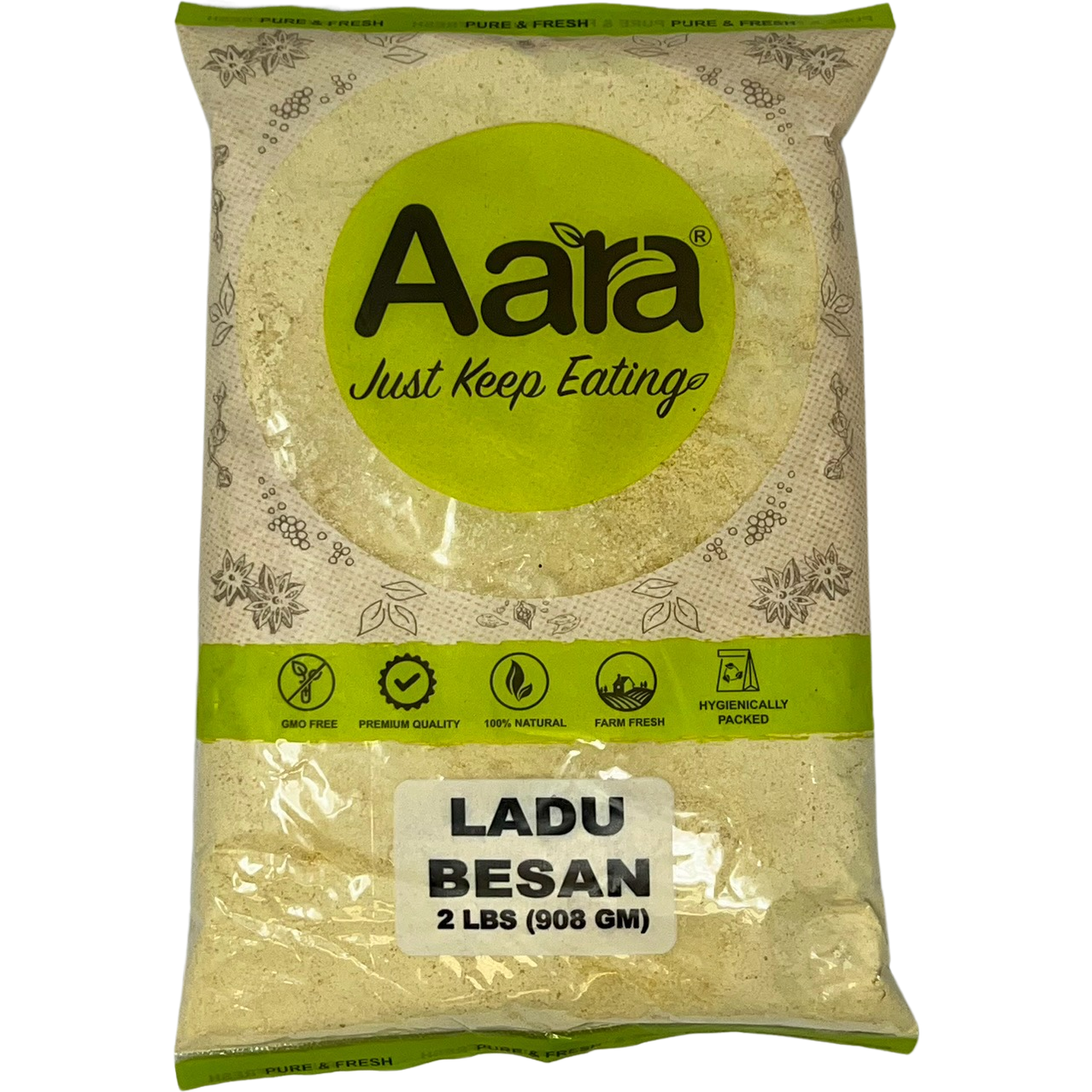 Pack of 4 - Aara Ladu Besan - 2 Lb (908 Gm)