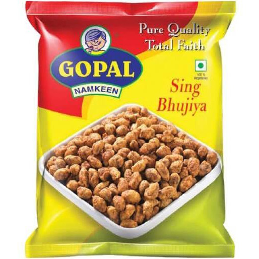 Pack of 5 - Gopal Namkeen Sing Bhujiya - 500 Gm (1.1 Lb)
