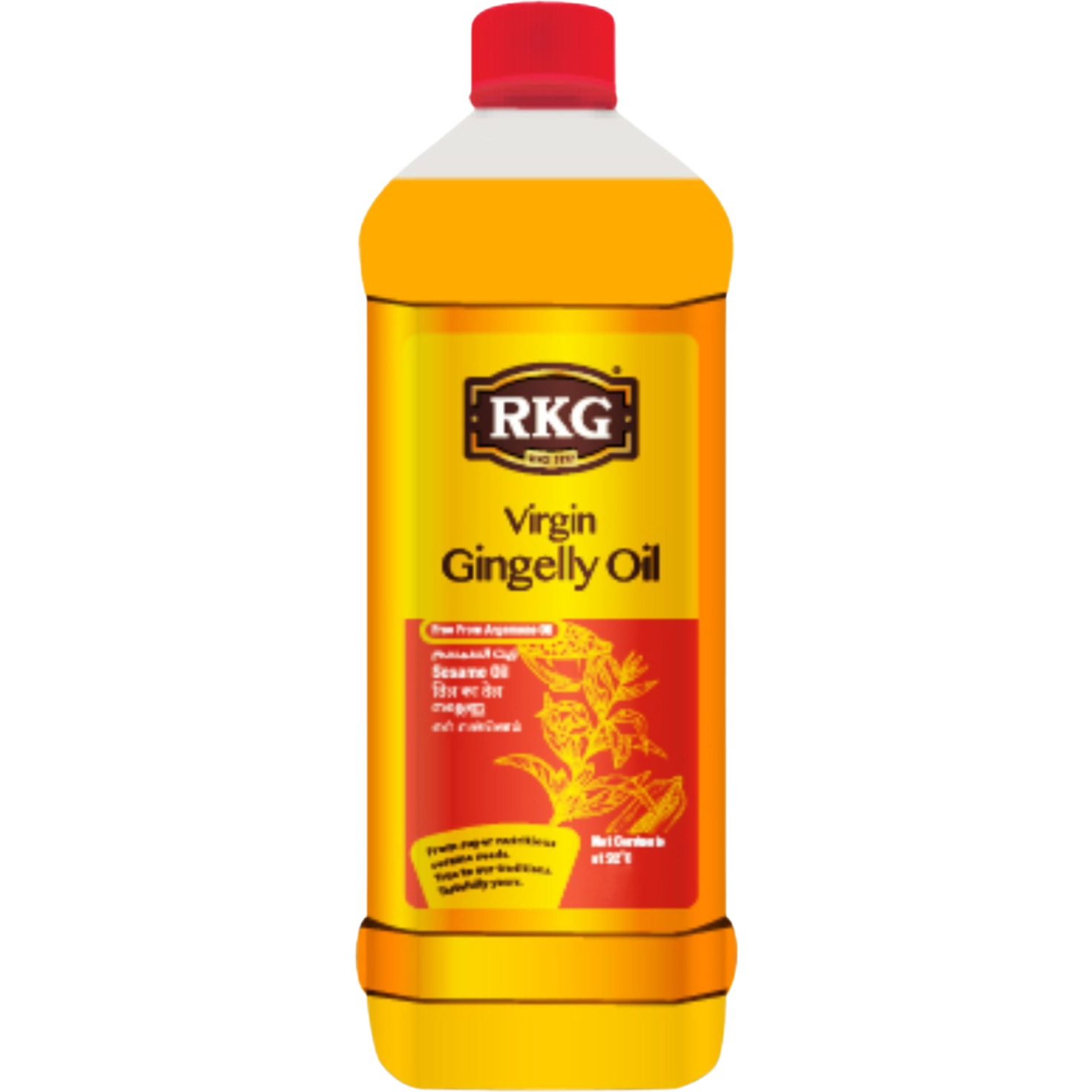 Pack of 2 - Rkg Virgin Gingelly Sesame Oil - 2 L (33 Fl Oz)
