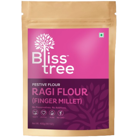 Pack of 2 - Bliss Tree Ragi Flour - 2 Lb  (907 Gm)