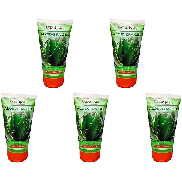 Pack of 5 - Patanjali Aloe Vera Gel - 150 Ml