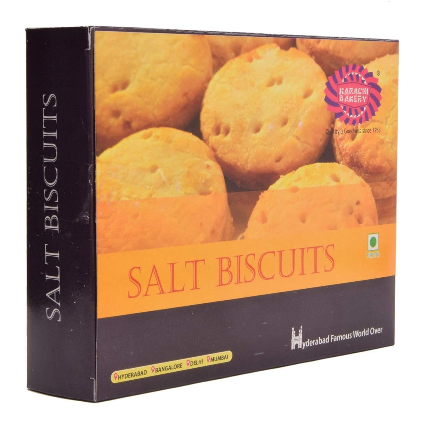 Pack of 5 - Karachi Bakery Salt Biscuits - 400 Gm (14.11 Oz)