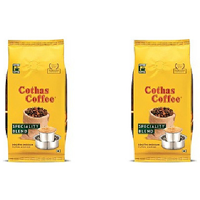 Pack of 2 - Cothas Speciality Blend South Indian Filter Coffee - 454 Gm (1 Lb)