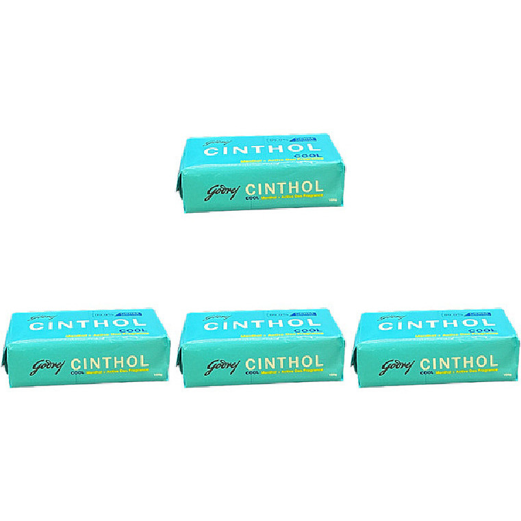 Pack of 4 - Godrej Cinthol Cool Soap - 100 Gm (3.5 Oz)