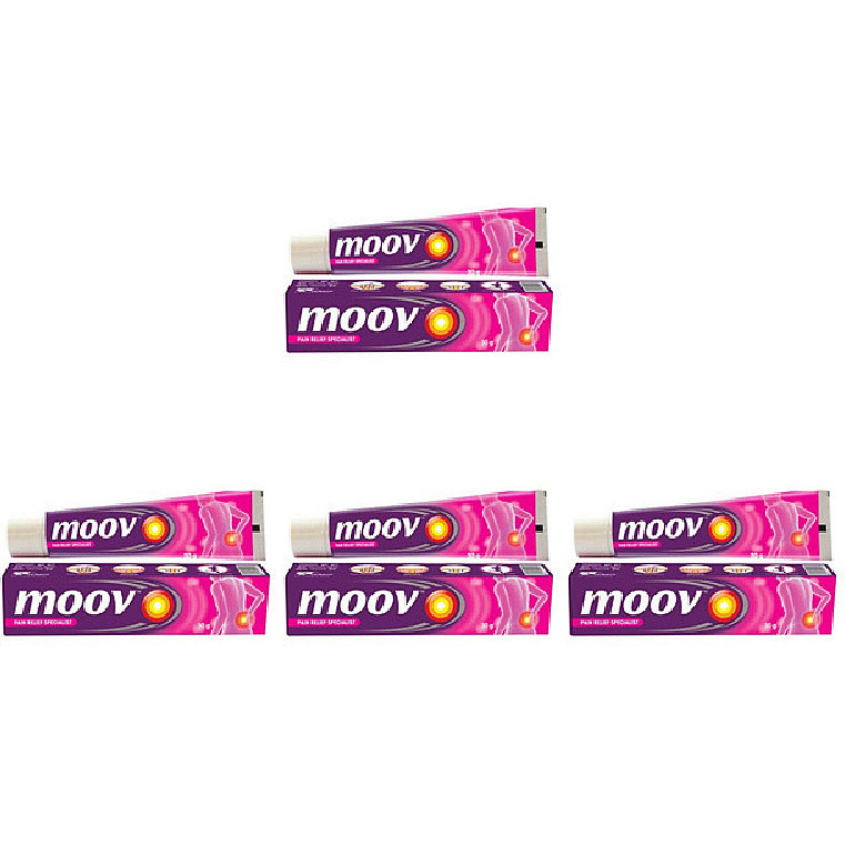 Pack of 4 - Moov Pain Relief Cream - 30 Gm (1.05 Oz)