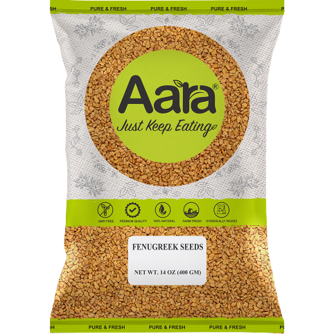 Pack of 3 - Aara Fenugreek Seeds - 400 Gm (14 Oz)