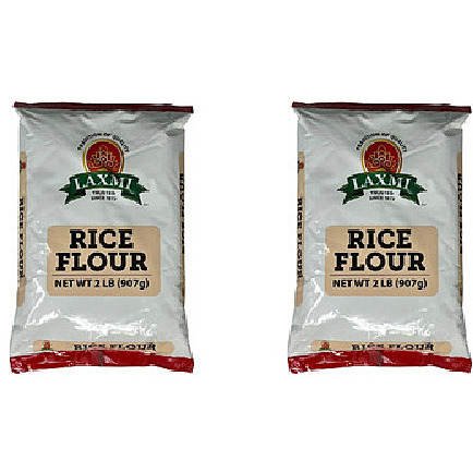 Pack of 2 - Laxmi South Indian Rice Flour - 2 Lb (907 Gm)
