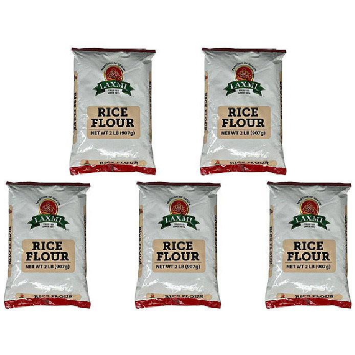 Pack of 5 - Laxmi South Indian Rice Flour - 2 Lb (907 Gm)