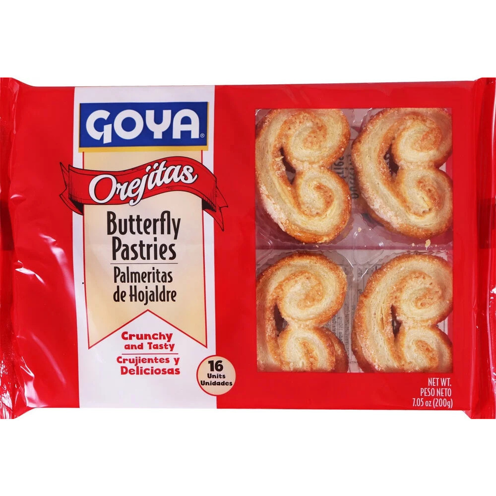 Pack of 2 - Goya Butterfly Pastries - 7.05 Oz (200 Gm)