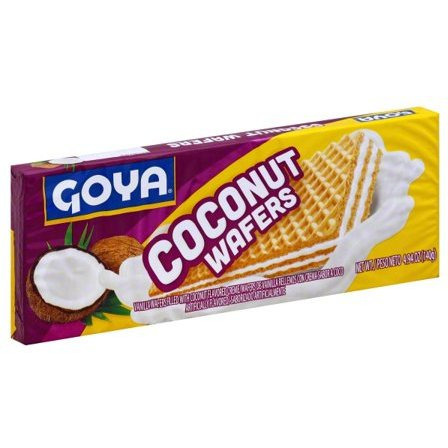 Pack of 4 - Goya Coconut Wafers - 4.94 Oz (140 Gm)
