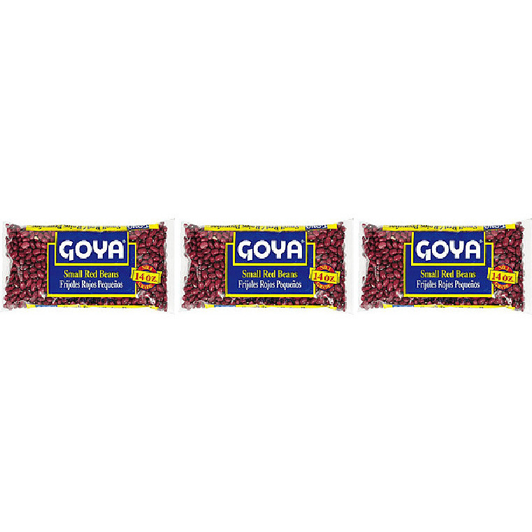 Pack of 3 - Goya Small Red Beans - 1 Lb (454 Gm)