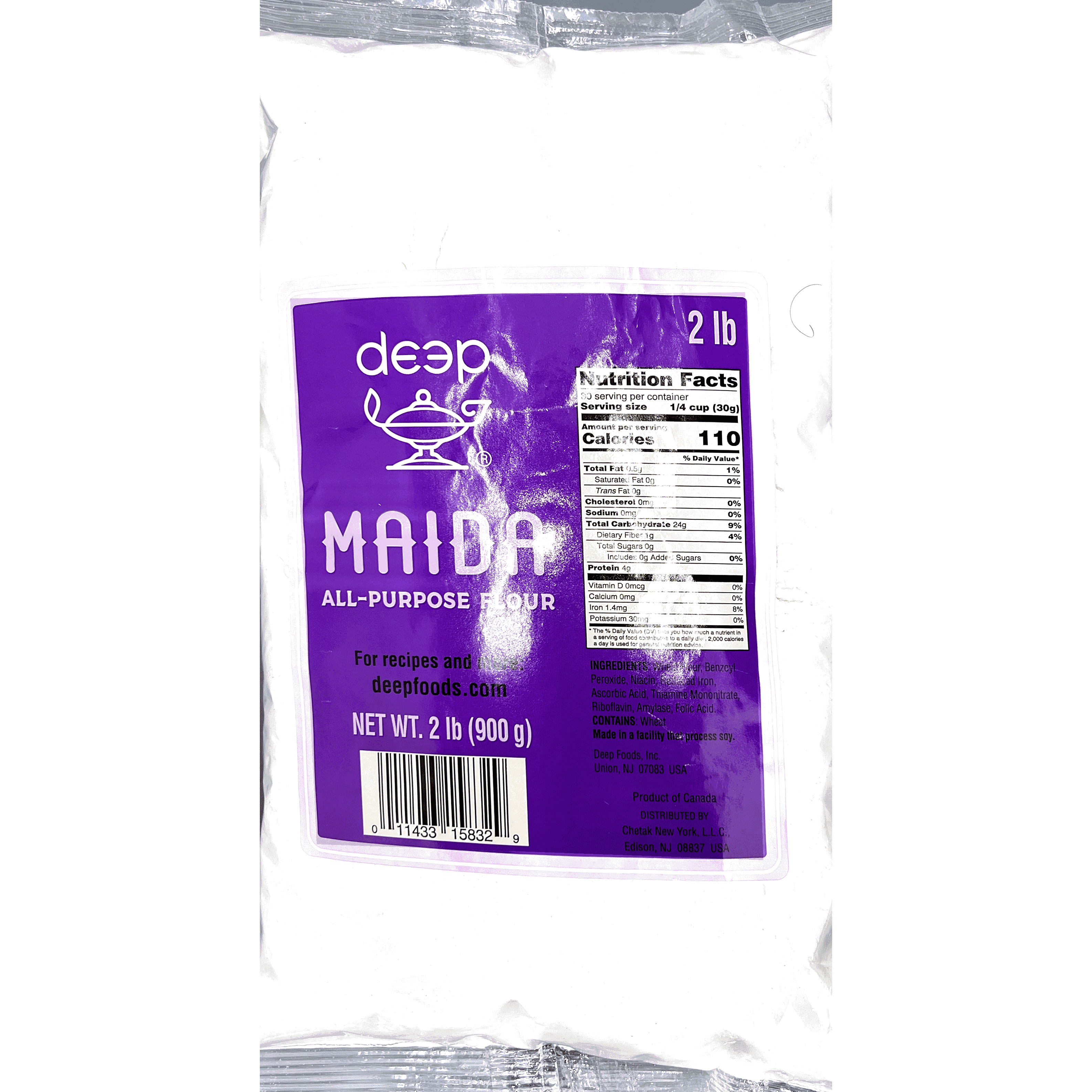 Pack of 2 - Deep Maida All Purpose Flour - 2 Lb (907 Gm)