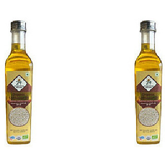 Pack of 2 - 24 Mantra Organic Safflower Oil -  500 Ml (16.9 Fl Oz)