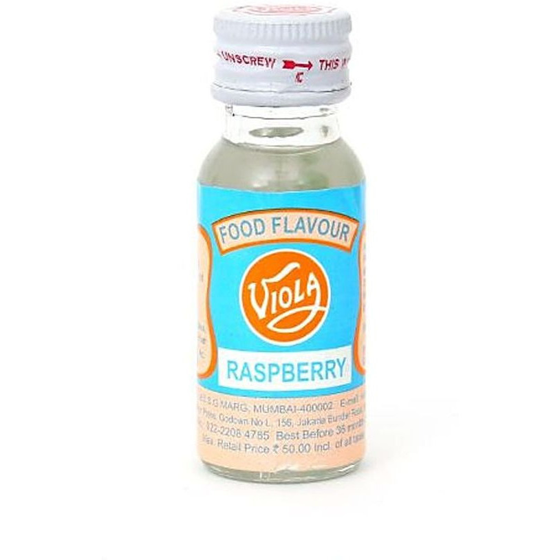Pack of 2 - Viola Food Flavor Essence Raspberry - 20 Ml (0.67 Fl Oz)