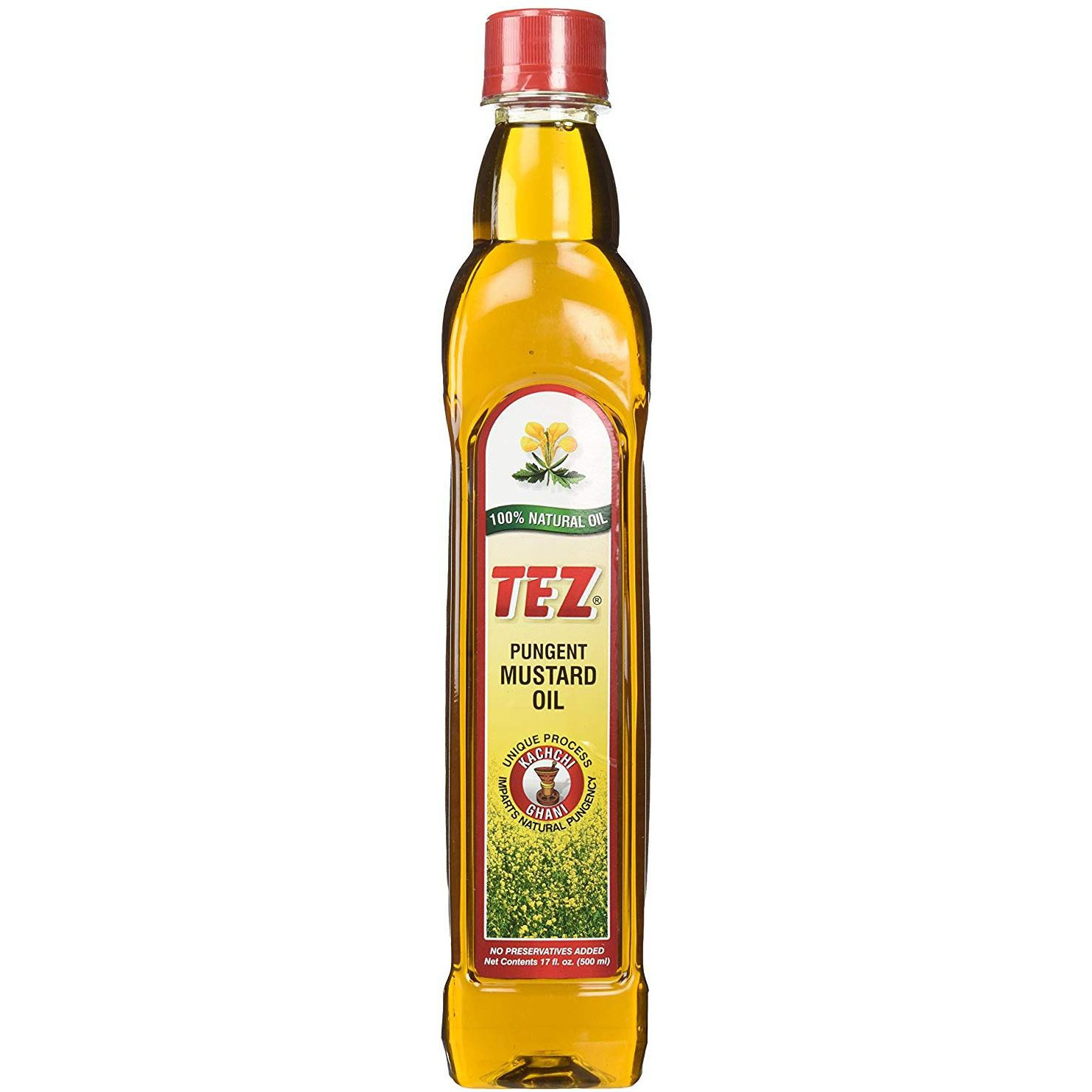 Pack of 3 - Tez Premium Virgin Indian Mustard Oil - 64 Oz (1.90 L)