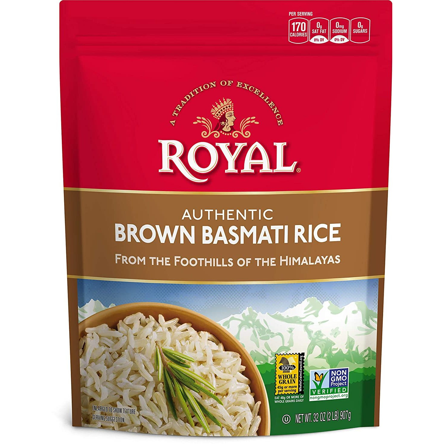 Royal Authentic Brown Basmati Rice 2lb