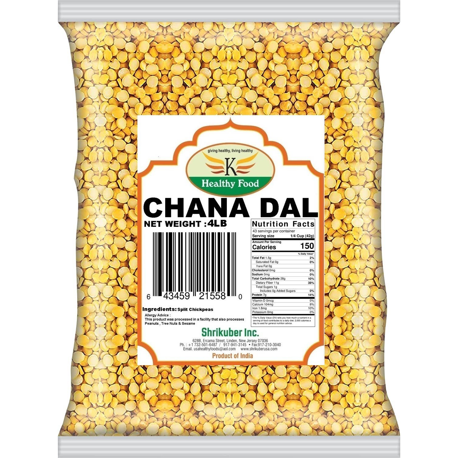 CHANA DAL 4LB